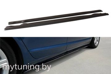 Комплект накладок на пороги для AUDI A6 C6 S-Line (04-11)