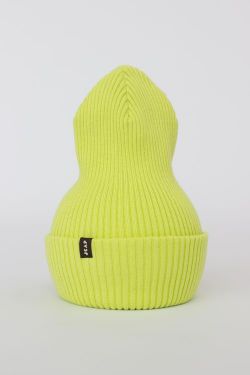 Шапка вязаная весенняя/осенняя МУЛА (Сочный Лайм)