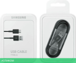 Кабель Samsung USB-A - USB-C 1.5м черный (EP-DG930IBEGWW)