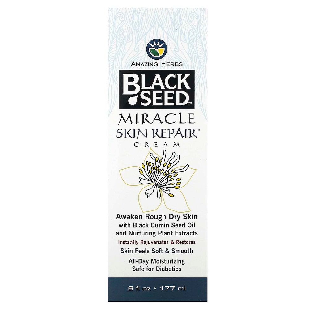 Amazing Herbs, Black Seed, чудо-крем для восстановления кожи, 177 мл (6 жидк. унц.)
