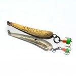 Зимняя блесна Капля-окуневая чеканка, 30мм тройник