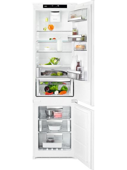 Встраиваемый двухкамерный холодильник AEG SCB819E8TS