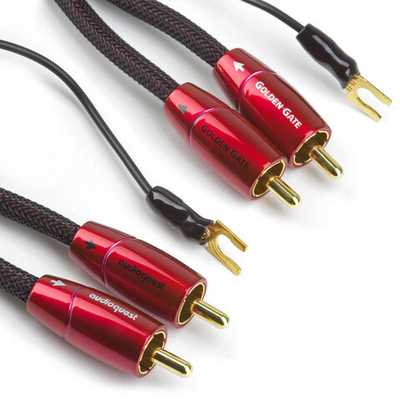Межблочный стерео кабель AudioQuest Golden Gate RCA, 2 метра