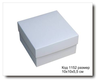 Коробка подарочная код 1152 размер 10х10х5.5 см жемчуг