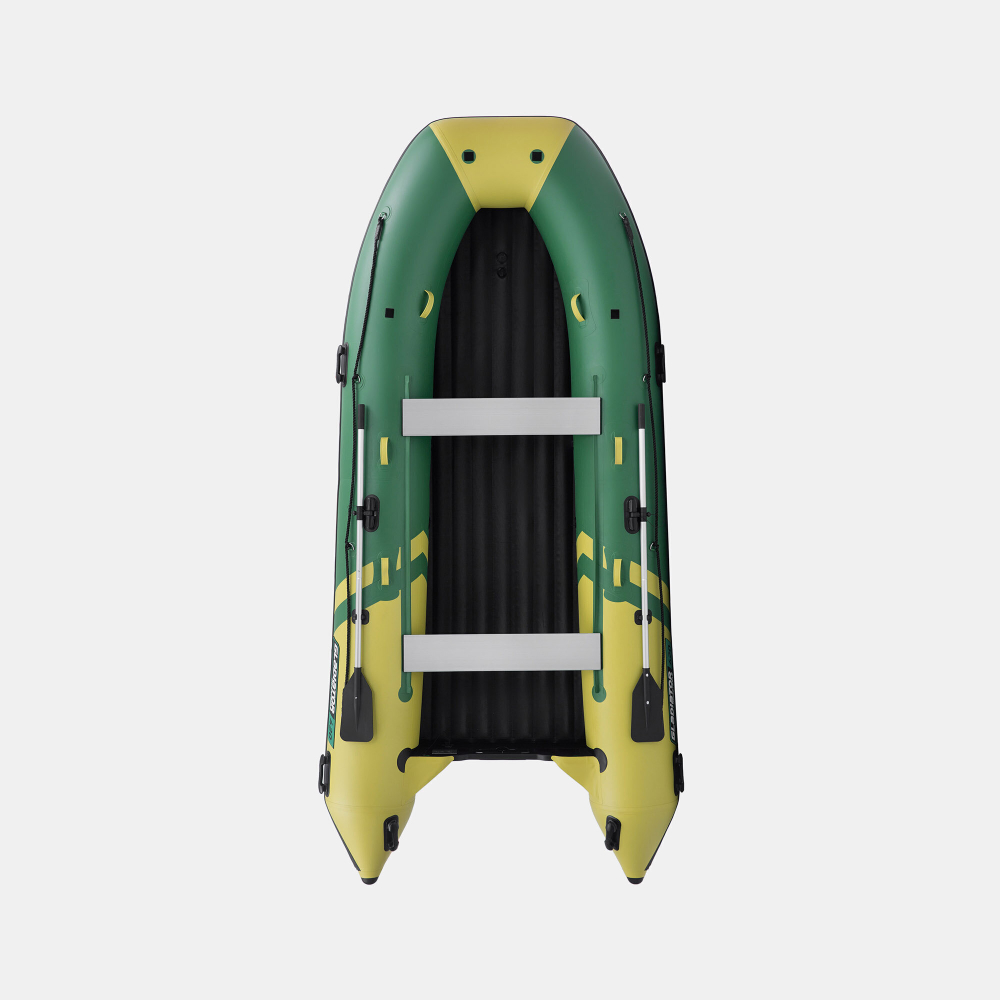 Надувная лодка GLADIATOR E420PRO зелено-оливковый