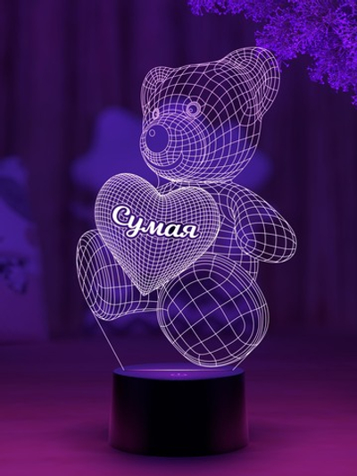 Ночник "Мишка с именем Сумая"