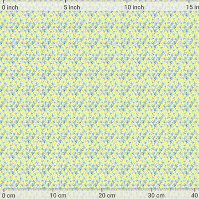 голубые первоцветы на лимонном фоне by Leocard 1200 DPI