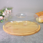 Блюдо с крышкой 28*9см бамбук