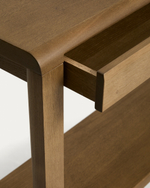 Консоль Arelida из дуба со светло-коричневой отделкой, 112 x 80 см