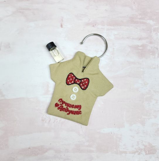 Ароматизатор рубашка с вышивкой Лучшему дедушке