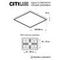 Накладной светодиодный светильник Citilux Бейсик Черный CL738K241V