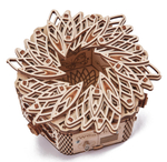 Механическая шкатулка из дерева Wood Trick Таинственный цветок