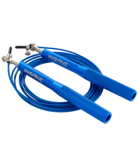 Скакалка скоростная IN22-JR200, ПВХ, синий, 3 м