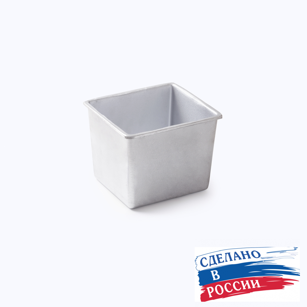 Тостерная форма для выпечки хлеба с крышкой 156х140х122 мм