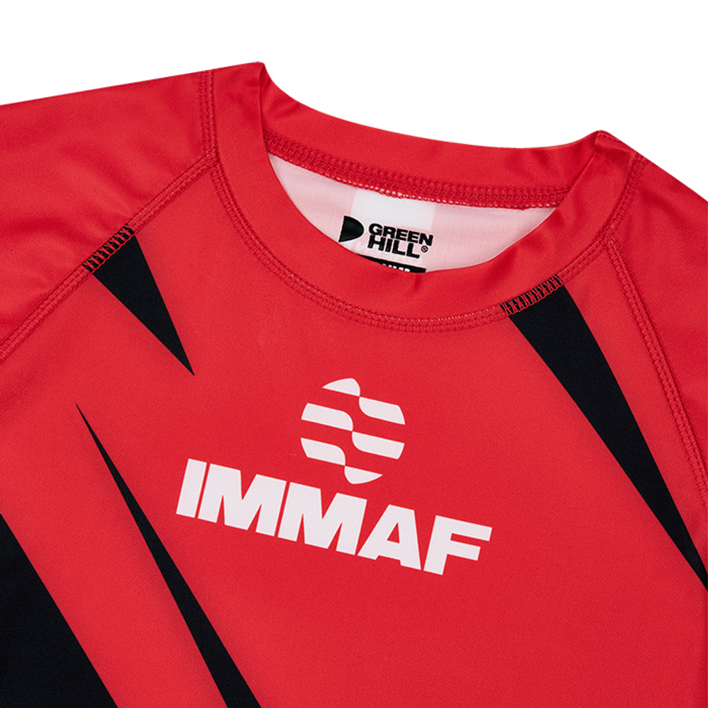 RGI-4021 Рашгард RASH GUARD IMMAF approved красный