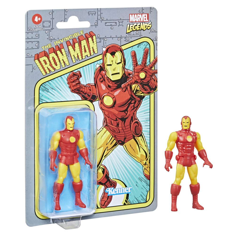Hasbro F2648 F2656 — Фигурка Железный человек 10 см (Retro) Marvel Legends F2656 — фото 1