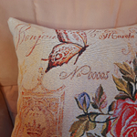 Декоративный гобеленовый чехол для интерьерной подушки Винтаж 38*38