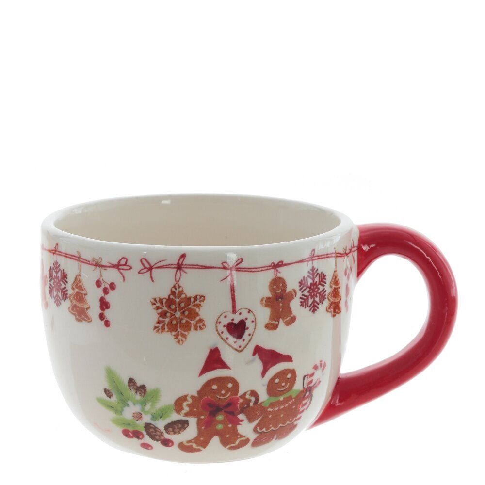 GAEM Чашка с блюдцем "Пряничное настроение", 400 мл, L16 W16 H8,5 см