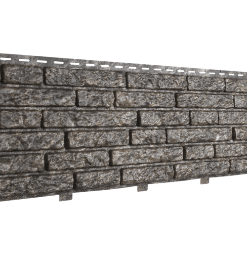 Фасадные панели (Цокольный Сайдинг) Ю-Пласт Стоун Хаус Кварцит Коричневый