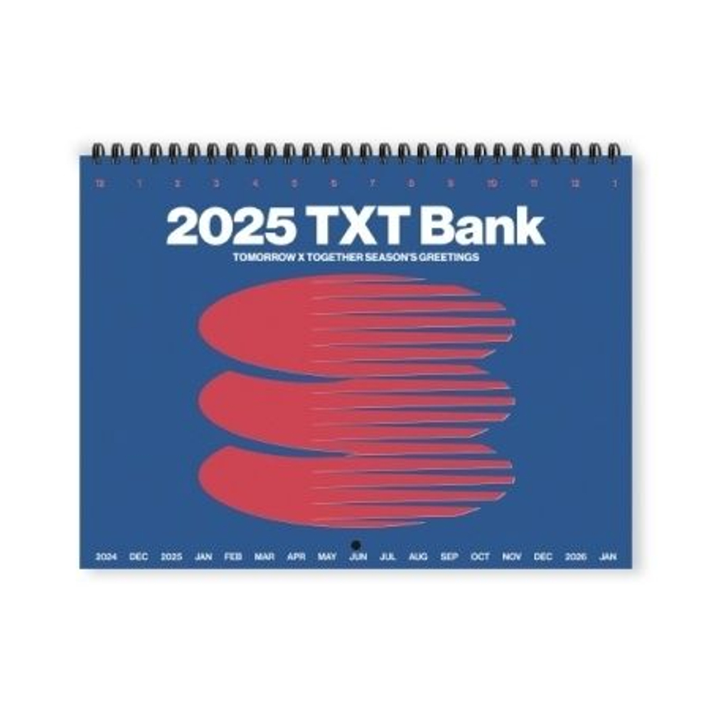 товары TXT - TXT BANK 2025 SEASON'S GREETINGS OFFICIAL MD WALL CALENDAR