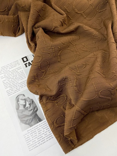 ШОКОЛАД - Фукра БУКВЫ (1271 Алина) (к0 полоса уплотнения от кромки 88см)