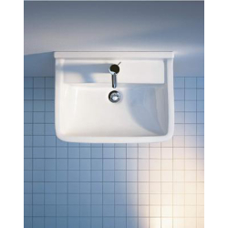 Duravit Starck 3 Умывальник 600 x 450 мм белый с пьедесталом 0300600000+0865160000