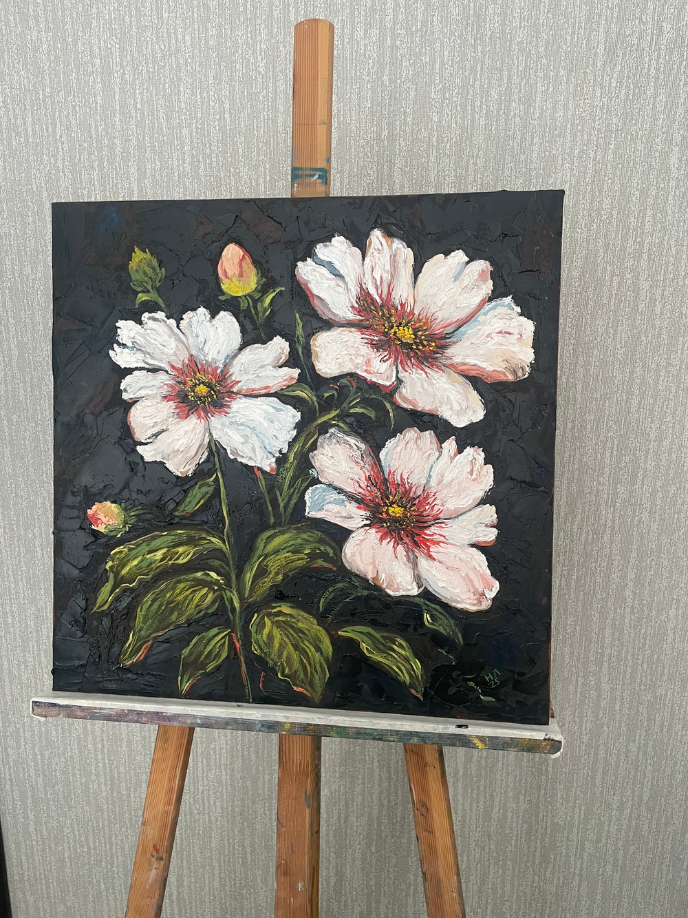 Картина маслом на холсте "Очарование". 50х50 см. Деревянный подрамник. Художник Наталия Осадчук