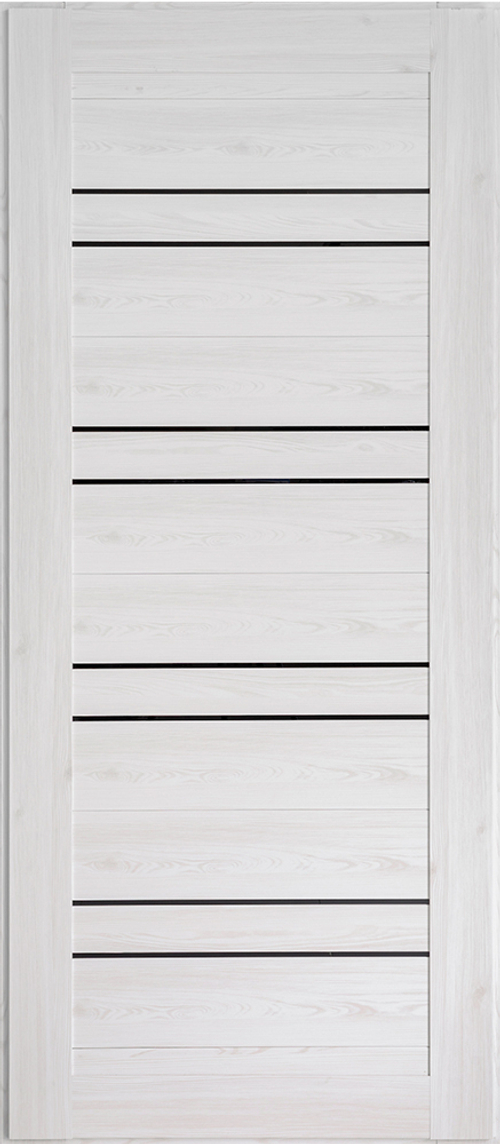 Панель ЦСБ-49 [стекло чёрн] цв. Сосна Прованс 16 мм