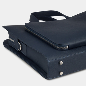 Мужская сумка Grande Ambassadeur из кожи теленка, цвета синий