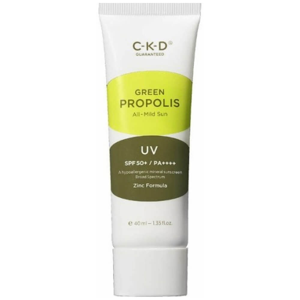 Крем солнцезащитный с прополисом легкий CKD Green propolis all-mild sun SPF50+PA++++, 40 мл