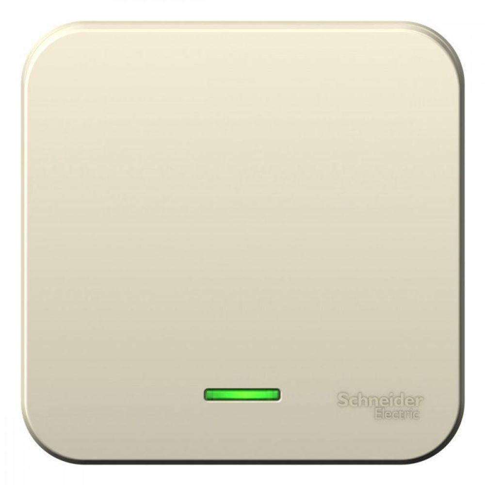 Выключатель 1-кл. ОП Blanca 10А IP20 (сх. 1) 250В с подсветкой с изолир. пластиной молочн. SE BLNVA101112 Выключатель 1-кл. ОП Blanca 10А IP20 (сх. 1) 250В с подсветкой с изолир. пластиной молочн. SE BLNVA101112