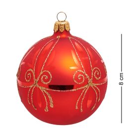 Элита НФШ-1279/2 Набор ел.украшений Шар 2шт «Вуаль» 80 мм