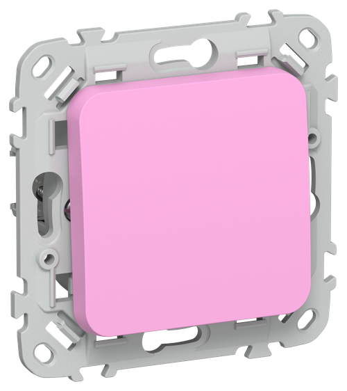 FLITE Выключатель 1-клавишный кнопочный 10А ВС11-2-0-ФлПр пурпурный IEK