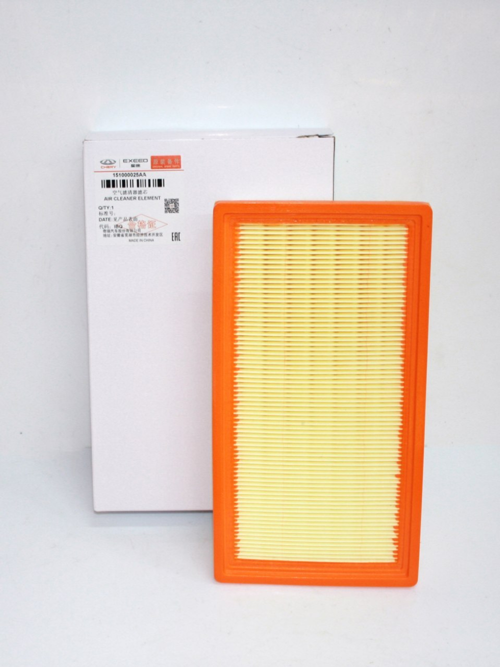 Фильтр воздушный 151000025AA для Chery Tiggo 8 Pro/Exeed TXL