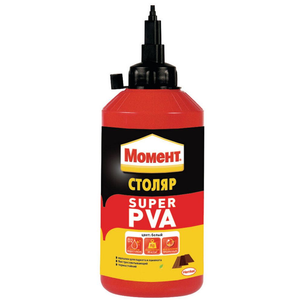 Клей для дерева  Момент Столяр Super PVA , 750 г (422988)