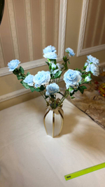 пионовидные голубые