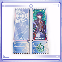 Акриловый билет с блёстками "Хонкай Стар Рейл / Honkai: Star Rail"