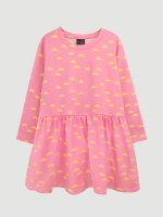 Платье с длинным рукавом Mjölk Солнышки розовые