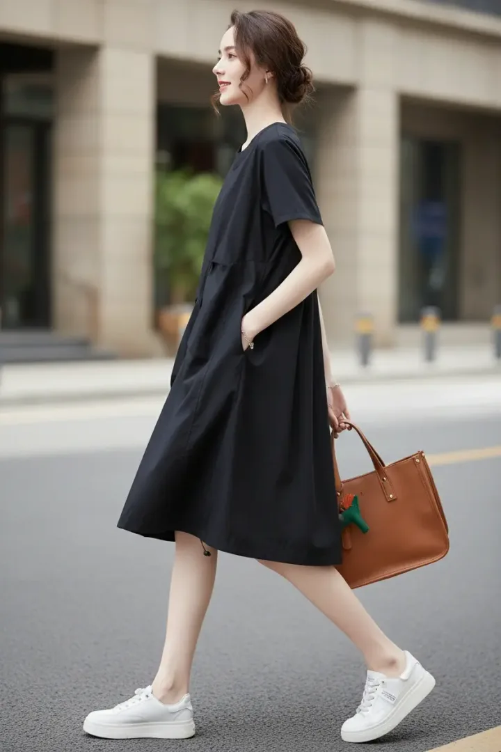 Летнее хлопковое платье «COTTY»