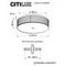 Потолочный светодиодный светильник Citilux Портал CL32418G1