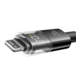 USB-C - Lightning Кабель Baseus Display 2 Charging+Data 20W 1-2m - Cosmic Black