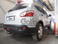 Фаркоп оцинкованный Galia N054A для Nissan Qashqai 2007-2014, Qashqai 2 2014-(паспорт и сертификат в комплекте)(без электрики)
