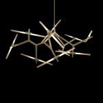 Подвесная люстра Loft It AGNES 10399/20 GD