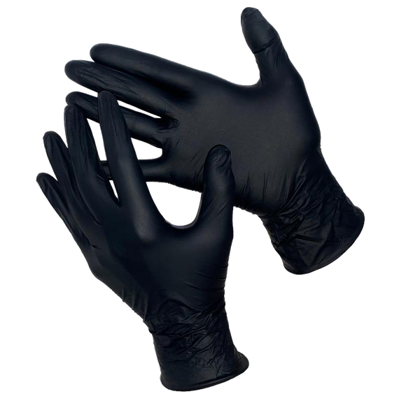 Перчатки GWARD Total Black / Размер S нитриловые
