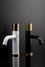 Смеситель STICK для умыв. низ. BLACK TOUCH GOLD_Комплект