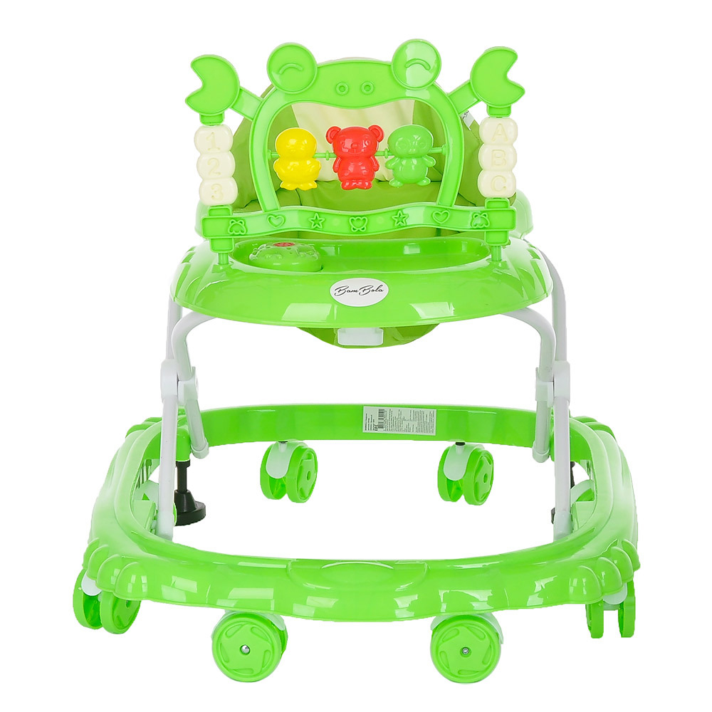 BAMBOLA Ходунки Краб (8 колес,игрушки,муз) (64*55*53) Green/Зеленый