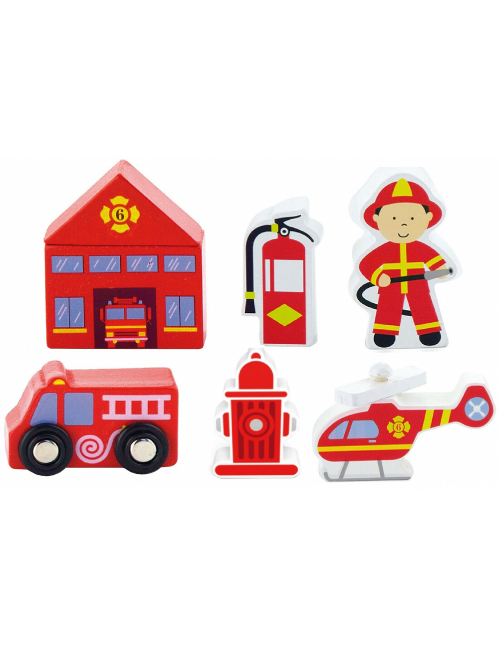 Набор аксессуаров для ж/д "Пожарная служба"