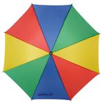 Зонтик- трость DISCO & DANCE Чёрный/Красный