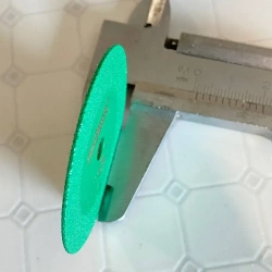 Диск алмазный с оправкой "Зеленый Дракон" для гравера по керамограниту и стеклу 1 шт /50 мм/100-120 Grit