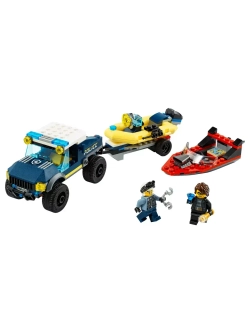 Конструктор Сити Полицейская лодка